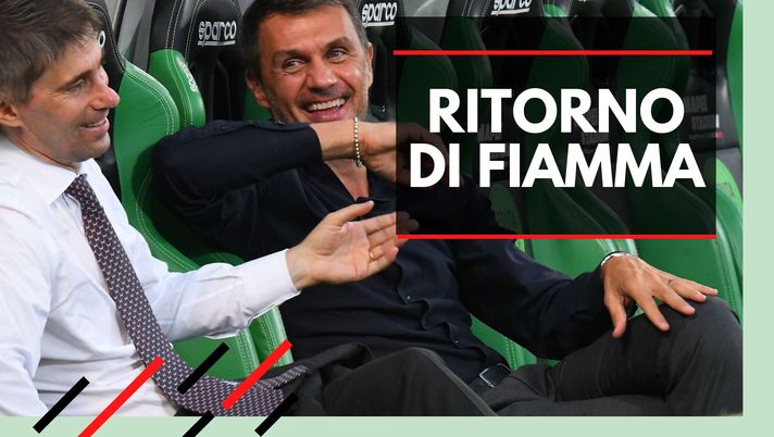 Frederic Massara e Paolo Maldini (dirigenti AC Milan), responsabili delle operazioni di calciomercato del Milan | Milan News (Getty Images)