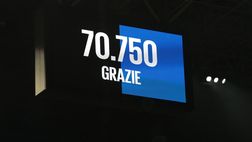 Inter-Cremonese, altra risposta straordinaria di San Siro: sfondato il muro dei 70 mila