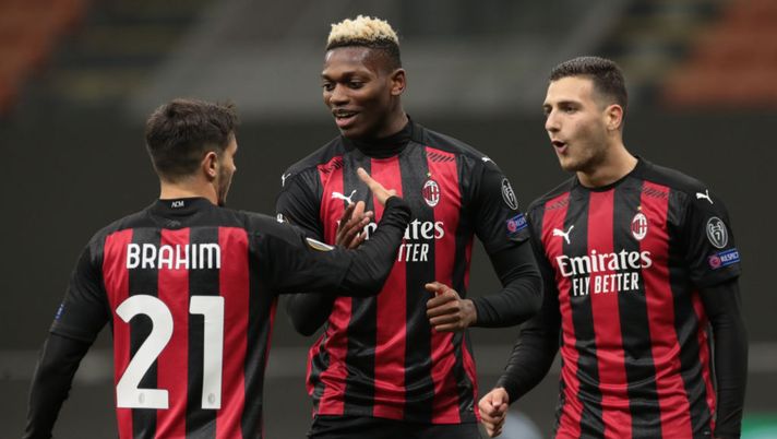 Rafael Leao, Diogo Dalot e Brahim Diaz tutti in gol in Milan-Sparta Praga d'Europa League (credits: Getty Images) 