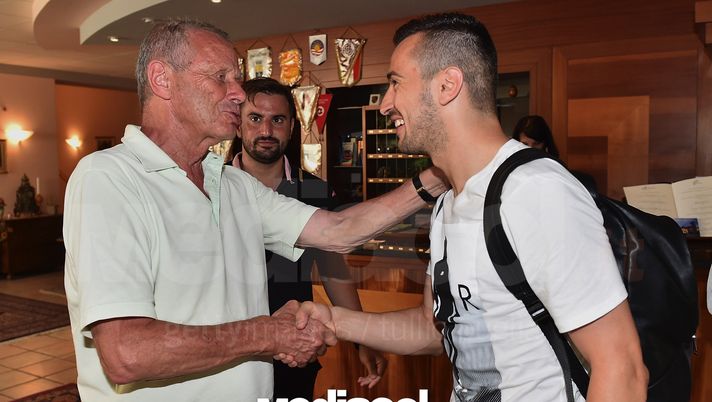 Maurizio Zamparini e Ilija Nestorovski  Maurizio Zamparini e Ilija Nestorovski