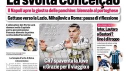 Prima Pagina, Corriere dello Sport: “La svolta Conceiçao. Inter, Lautaro o Bastoni? Uno è di troppo”
