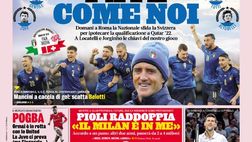 Prima Pagina, La Gazzetta dello Sport: “Fate come noi. L’Inter pressa Brozo”