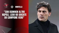 Napoli-Milan, Montella: “Determinante un episodio, un colpo di classe”