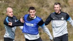 Guarin, distorsione alla caviglia. Cassano si allena regolarmente…