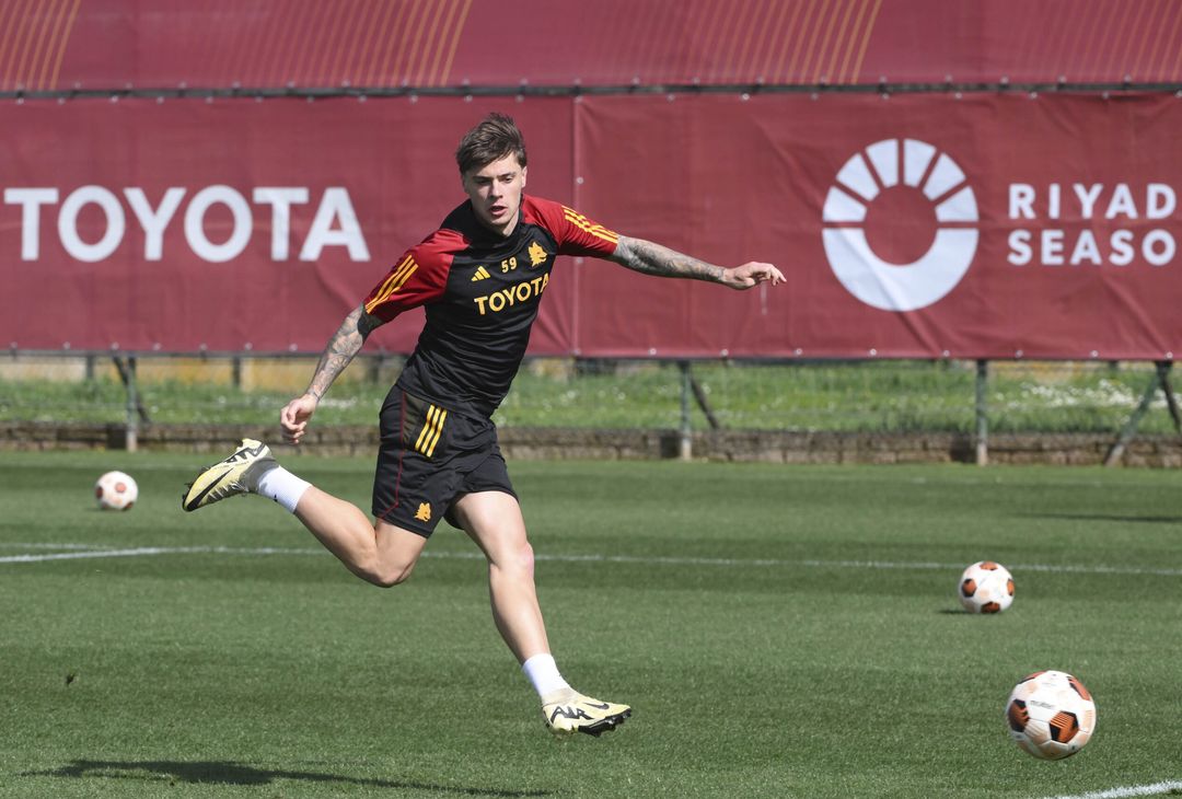 Roma, l’allenamento in vista del Brighton: out Kristensen – FOTO GALLERY - immagine 21