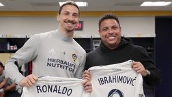 VIDEO / Ex Inter, Ronaldo fa visita a Ibrahimovic: “Io e lui in coppia? Beh, lasciatemi…”