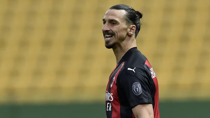 Zlatan Ibrahimovic (attaccante AC Milan), espulso al 60' di Parma-Milan 1-3 (Serie A 2020-2021) | News (Getty Images)