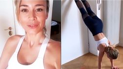 Diletta Leotta, che allenamento acrobatico!