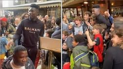 VIDEO / Onana in Duomo, i tifosi impazziscono: autografi e selfie con tutti