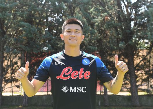 (Photo by SSC NAPOLI via Getty Images) kim min jae napoli
