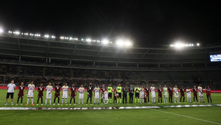 Sport Calcio Amichevole Torino-Chapecoense
Nella foto:la squadre in campo 