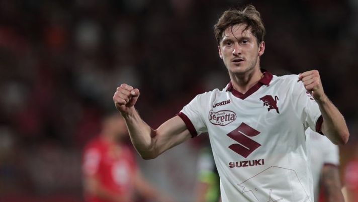 MONZA, ITALY - AUGUST 13: Aleksej Miranchuk of Torino FC celebrates after scoring the opening goal during the Serie A match between AC Monza and Torino FC at Stadio Brianteo on August 13, 2022 in Monza, Italy. (Photo by Emilio Andreoli/Getty Images) Torino, operazione Miranchuk con vista sul Napoli. I tempi di recupero per Vojvoda - immagine 1