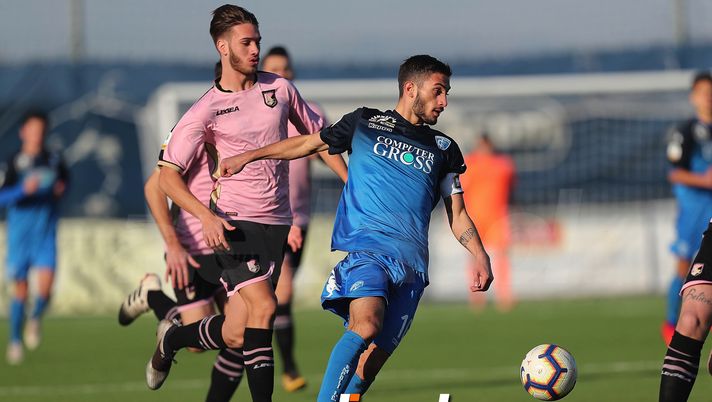 EMPOLI, ITALY - JANUARY 12: Giuseppe Montaperto of Empoli FC U19 gestures during the Serie A Primavera between Empoli FC and Citta' di Palermo on January 12, 2019 in Empoli, Italy.  (Photo by Gabriele Maltinti/Getty Images)  EMPOLI, ITALY - JANUARY 12: Giuseppe Montaperto of Empoli FC U19 gestures during the Serie A Primavera between Empoli FC and Citta' di Palermo on January 12, 2019 in Empoli, Italy.  (Photo by Gabriele Maltinti/Getty Images)