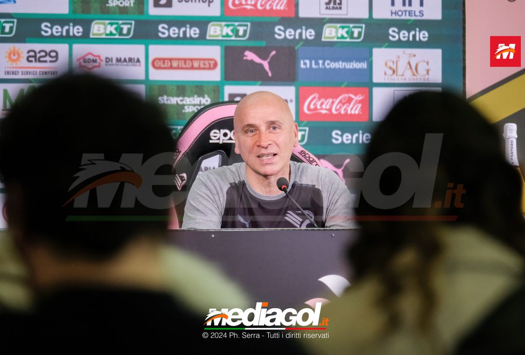 FOTO PALERMO, verso la Cremonese: Eugenio Corini in conferenza stampa (GALLERY) - immagine 19