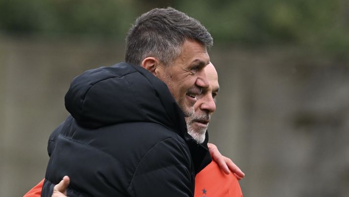 Maldini Pioli AC Milan allenamento Milanello