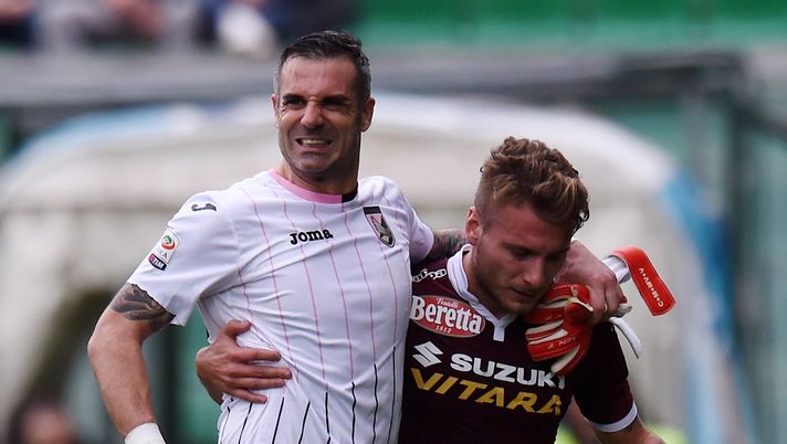 Il gesto di fairplay di Immobile nei confronti dell'avversario Sorrentino 