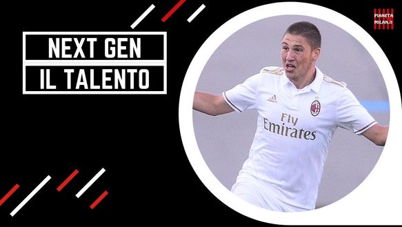 Riccardo Tonin, attaccante Milan Primavera