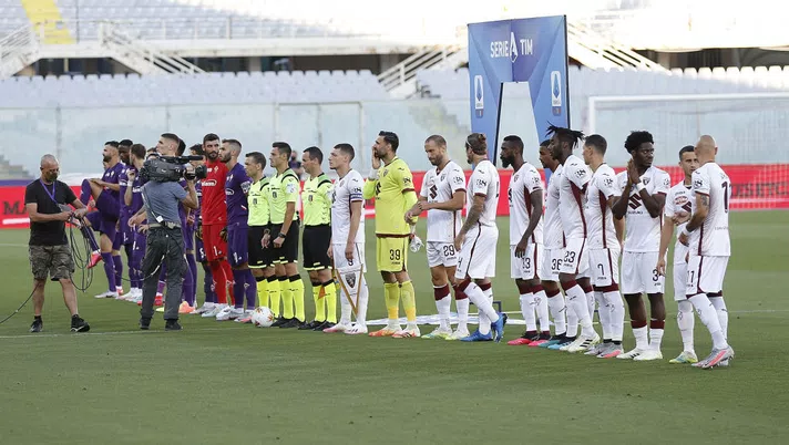 FLORENCE, ITALY - JULY 19: General view during the Serie A match between ACF Fiorentina and  Torino FC at Stadio Artemio Franchi on July 19, 2020 in Florence, Italy.  (Photo by Gabriele Maltinti/Getty Images)