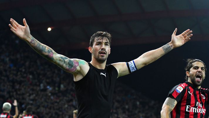 Alessio Romagnoli, difensore del Milan (credits GETTY images) 