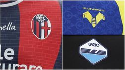 VIDEO Serie A, Macron celebra la storia: le nuove maglie di Lazio, Bologna e Verona