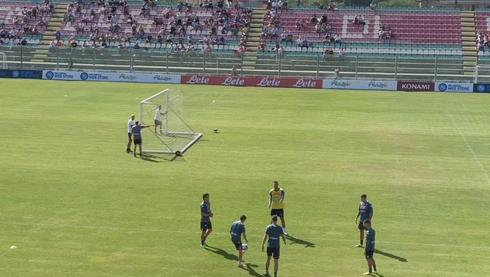 Castel di Sangro Day 9, allenamento mattutino: prove tattiche in vista della sfida col Pescara Castel di Sangro Day 9, allenamento mattutino: prove tattiche in vista della sfida col Pescara
