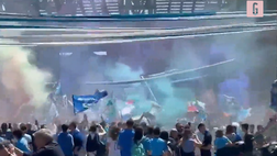 VIDEO Napoli-Fiorentina, festa scudetto fuori dallo stadio “Maradona”! DIRETTA