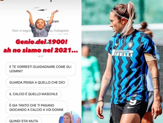 &#8220;Già tanto che vi paghino per giocare a calcio&#8221;, Regina Baresi risponde agli insulti 