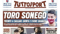 Prima Pagina, Tuttosport: “Conte -13, Pirlo 12 rimpianti. Irriducibile Dea e ora la Juve”