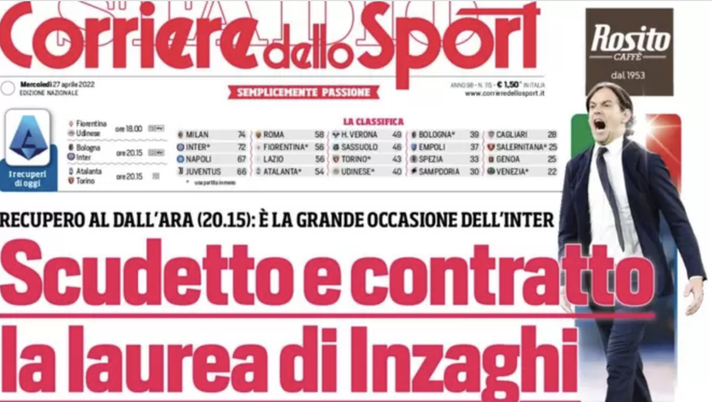 Prima Pagina, Corriere dello Sport: “City show, ma il Real ha sempre Benzemagic”  prima pagina