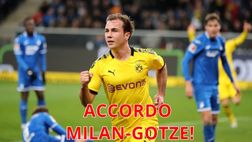 Calciomercato Milan – Accordo con Gotze: i dettagli