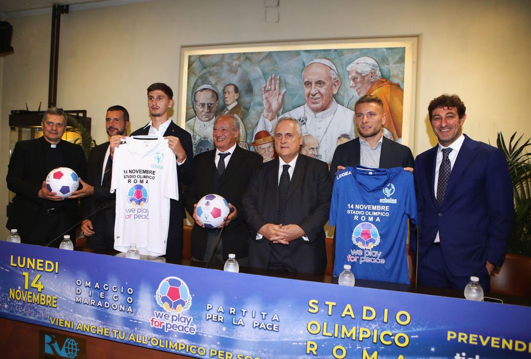 Kumbulla e Pastorella alla conferenza della Partita per la Pace – FOTO GALLERY - immagine 5