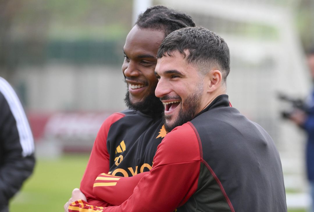 Roma, la rifinitura a Trigoria in vista dell’Inter – FOTOGALLERY - immagine 56