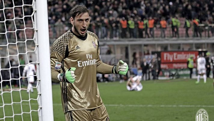 Gianluigi Donnarumma, portiere del Milan (credits: acmilan.com) Donnarumma Milan