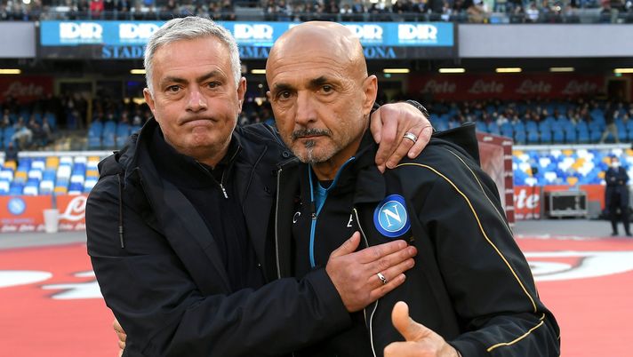 Jose Mourinho, with Luciano Spalletti, (Getty Images) mourinho spalletti