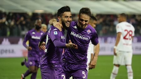 GERMOGLI PH: 4 MARZO 2023 FIRENZE STADIO ARTEMIO FRANCHI FIORENTINA VS MILAN FOTO GOL ESULTANZA GONZALEZ