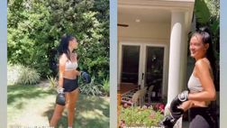 VIDEO / Lady Dybala si allena tirando di boxe: la madre riprende tutto