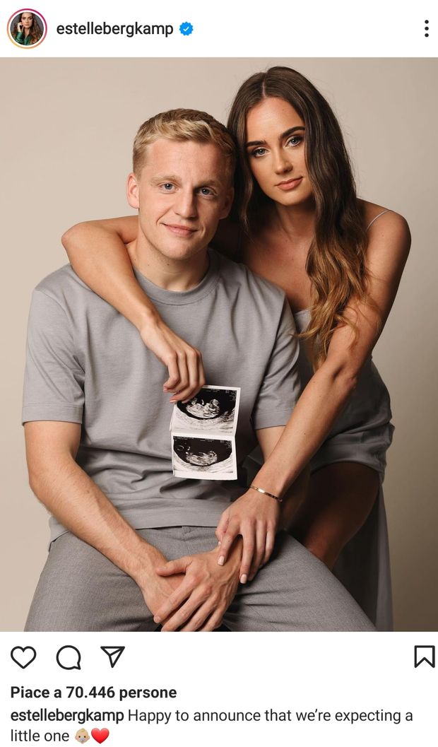 L’annuncio prima del derby: Van de Beek papà grazie a Estelle, la figlia di Dennis Bergkamp- immagine 2