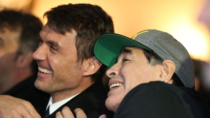 Maldini e Maradona