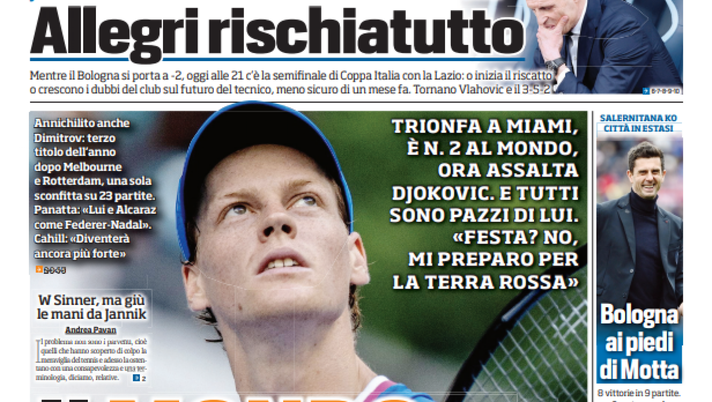 EDICOLA TS – L’Inter torna implacabile. Allegri rischiatutto - immagine 1