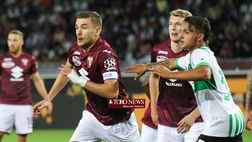 Torino-Sassuolo 0-1, il tabellino: quattro calciatori granata ammoniti