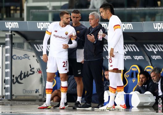 Mourinho, Smalling e Mayoral Mourinho, Smalling e Mayoral
