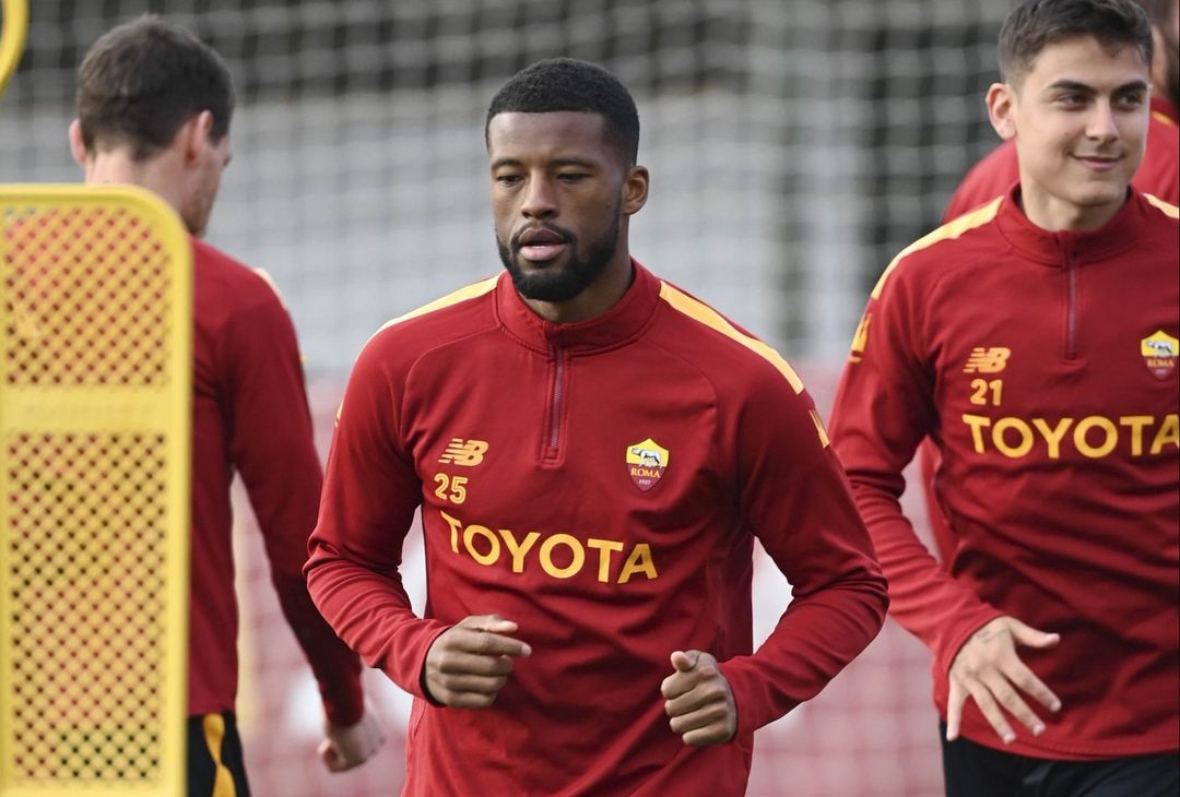 Vigilia di Roma-Salisburgo: allenamento con la mascherina per Abraham- FOTO GALLERY - immagine 6