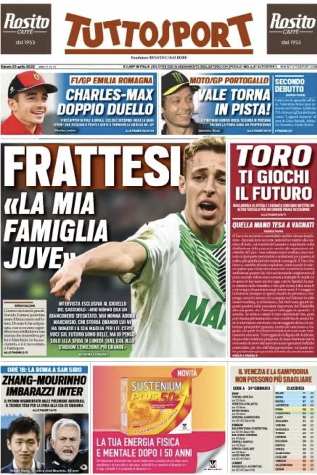 prima pagina