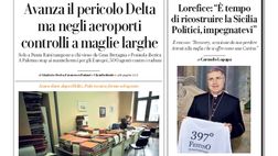 Prima Pagina, La Repubblica-Palermo: “Avanza il pericolo Delta”