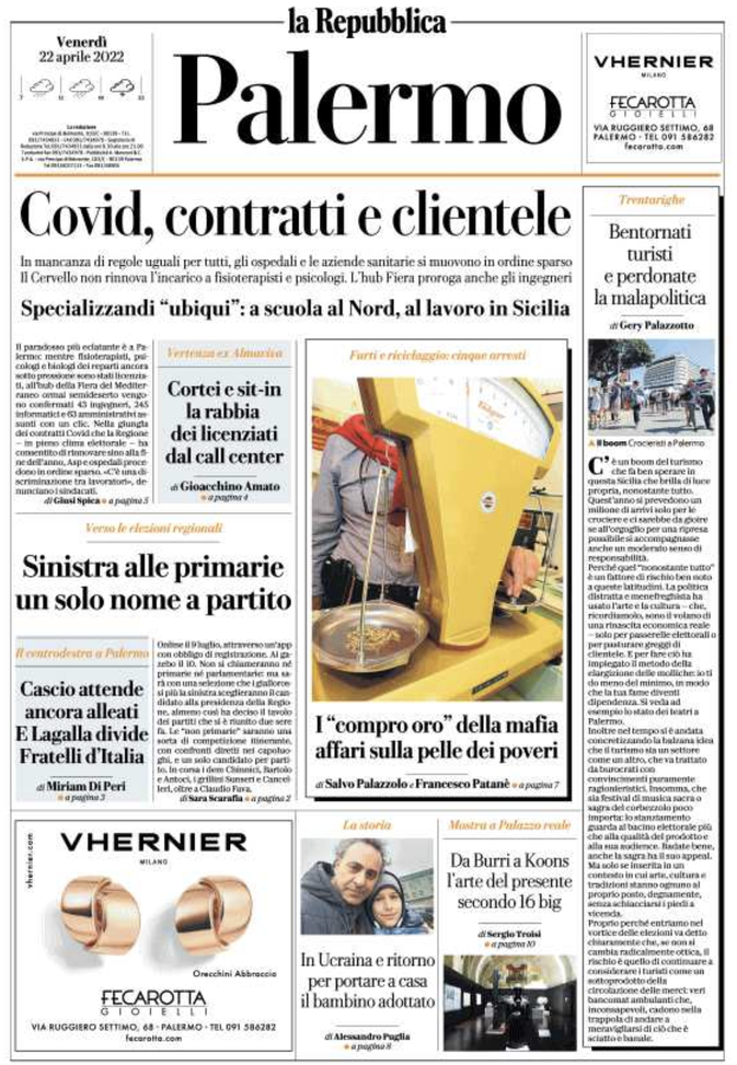 prima pagina