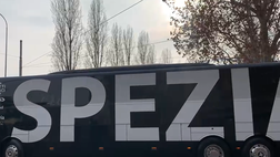 Video – Torino-Spezia: l’arrivo del pullman dei liguri allo stadio