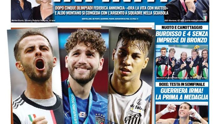 Prima Pagina, Tuttosport: “Tris Juve. Locatelli, l’obiettivo è chiudere” Prima Pagina, Tuttosport: “Tris Juve. Locatelli, l’obiettivo è chiudere”