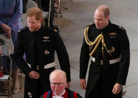 WINDSOR, UNITED KINGDOM - MAY 19: Prince Harry walks with his best man Prince William, Duke of Cambridge in St George's Chapel at Windsor Castle for the wedding of Prince Harry and Meghan Markle on May 19, 2018 in Windsor, England. (Photo by Danny Lawson - WPA Pool/Getty Images) WINDSOR, UNITED KINGDOM - MAY 19: Prince Harry walks with his best man Prince William, Duke of Cambridge in St George's Chapel at Windsor Castle for the wedding of Prince Harry and Meghan Markle on May 19, 2018 in Windsor, England. (Photo by Danny Lawson - WPA Pool/Getty Images)