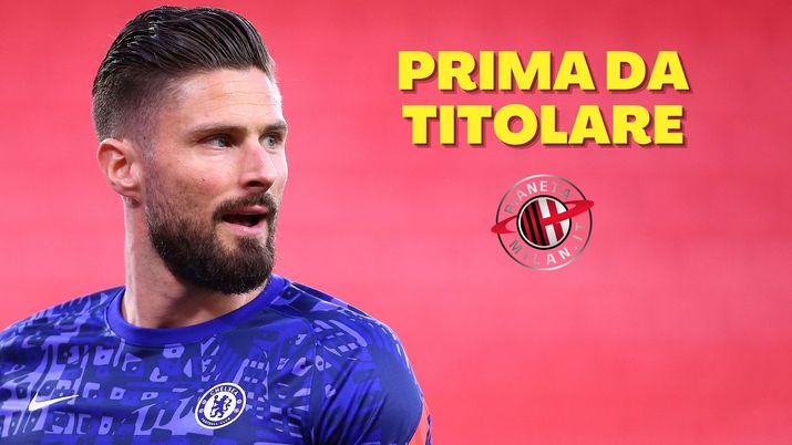Olivier Giroud (attaccante AC Milan) sarà in campo dall'inizio in Valencia-Milan di questa sera | News (Getty Images) 