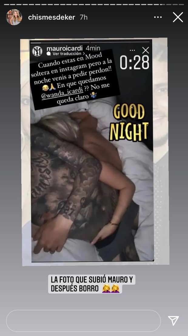 Icardi pubblica (e poi cancella) foto hot con Wanda: “Come la mettiamo?”- immagine 3